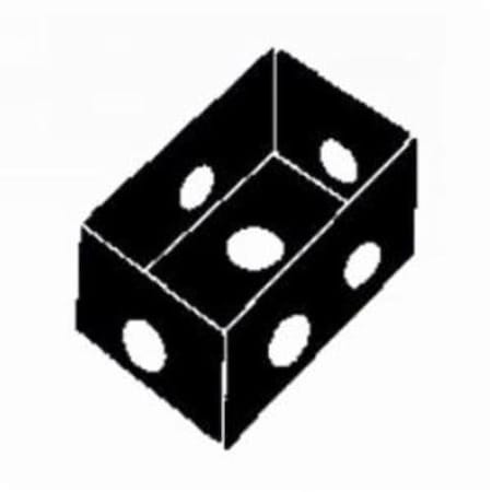 Mulberry Electrical Box, 18 cu in, Outlet Box Type, 1 Gang, Aluminum 30226